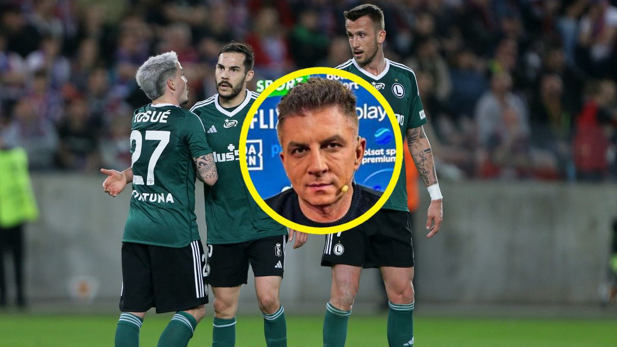 Na zdjęciu: Legia Warszawa i Mateusz Borek