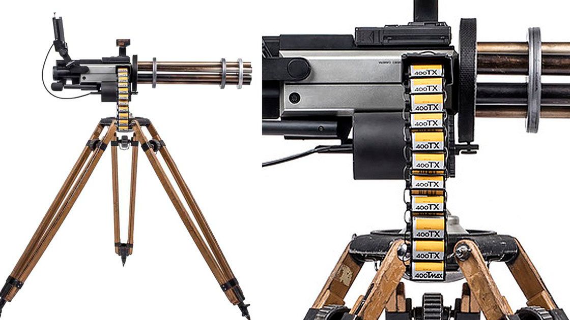 Przyjrzyjcie się dokładnie. Oto broń, która nikogo nie zrani. Powstała ze sprzętu fotograficznego 1