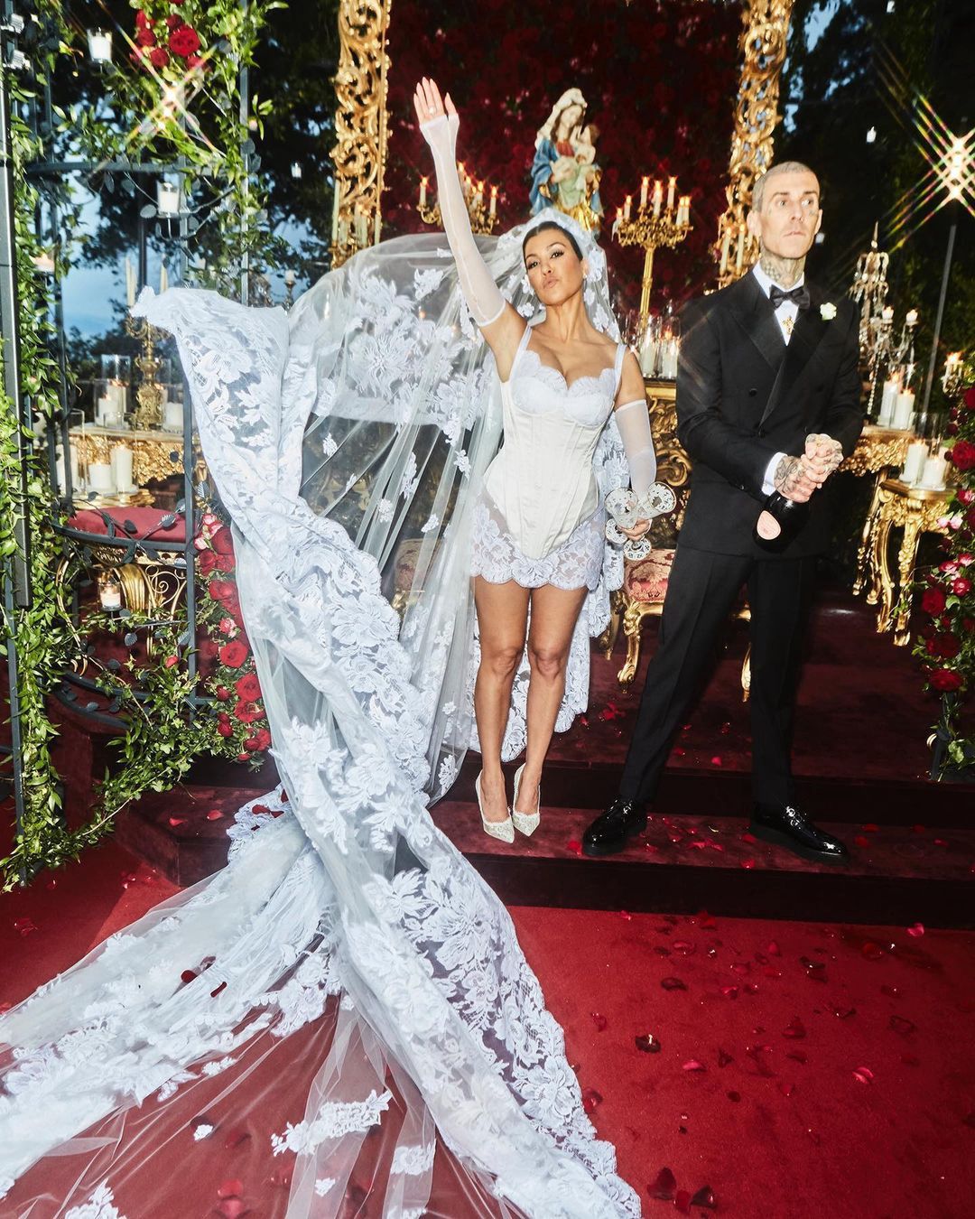 Ślub Kourtney Kardashian i Travisa Barkera
