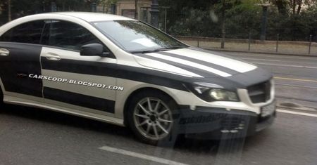 Mercedes CLA przyłapany na Węgrzech