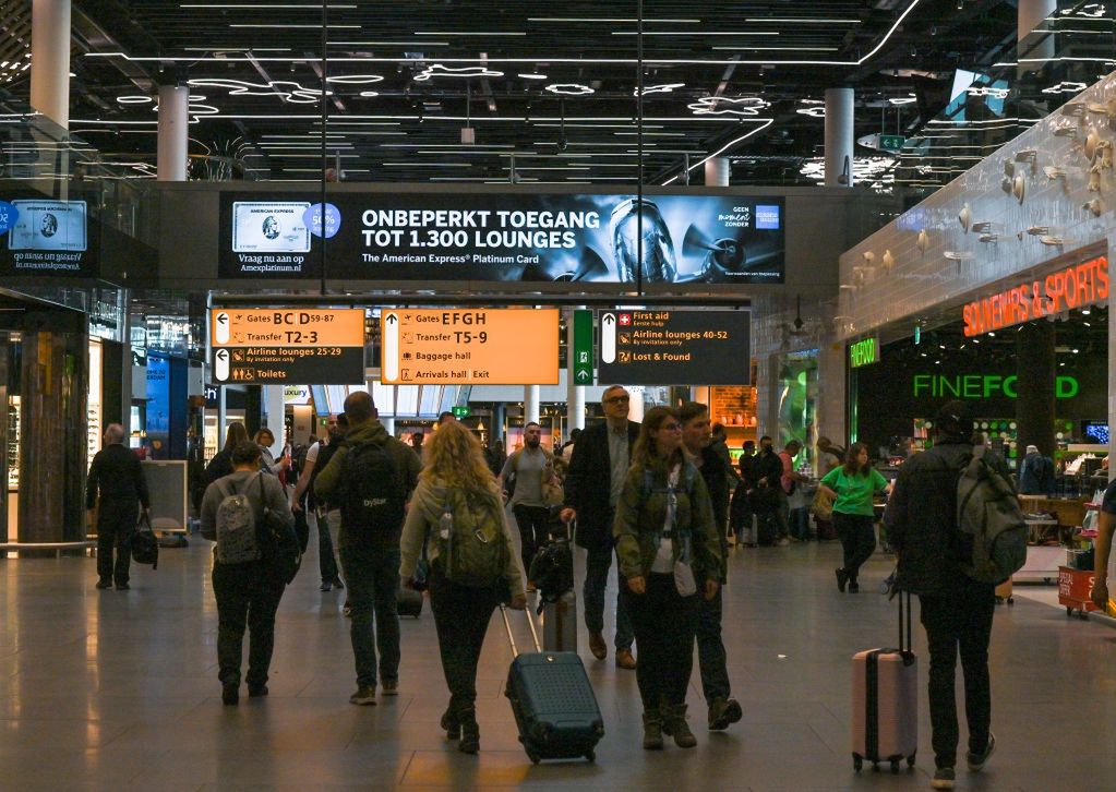 Lotnisko Schipol w Amsterdamie