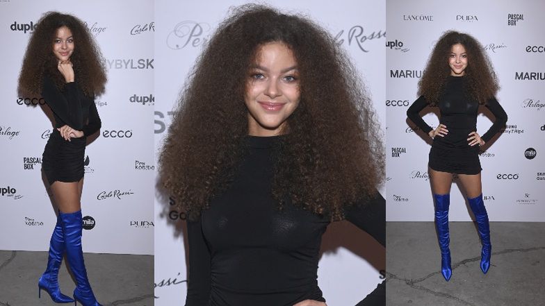 Emilia Dankwa eksponuje długie nogi