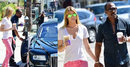 Eddie Murphy na kawie z 35-letnią dziewczyną! (ZDJĘCIA)