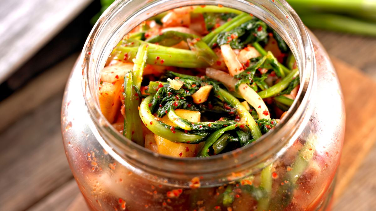 Zrób kimchi z dodatkiem kani 