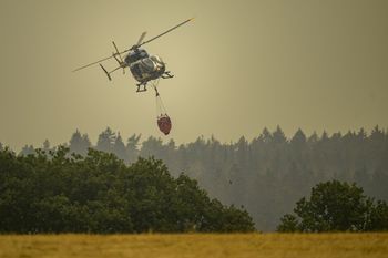 Działo się w nocy. Potężny pożar w Niemczech opanowany