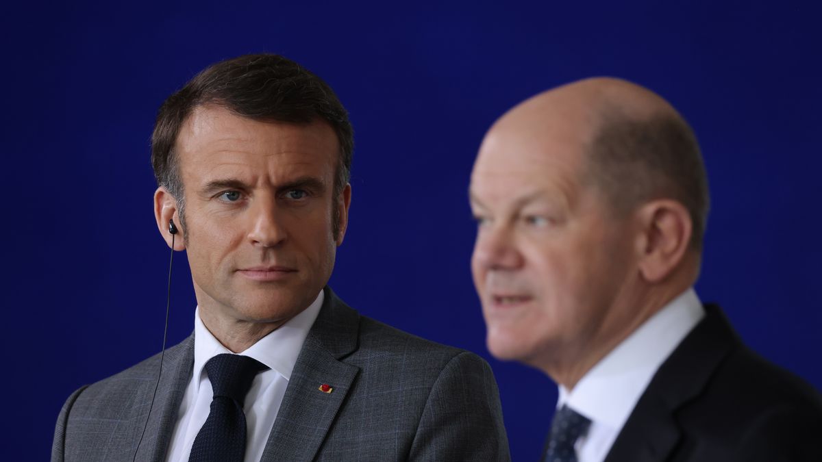 Emmanuel Macron i Olaf Scholz
