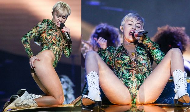 PUPA i KROCZE Miley w Waszyngtonie (ZDJĘCIA)