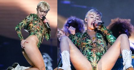 PUPA i KROCZE Miley w Waszyngtonie (ZDJĘCIA)