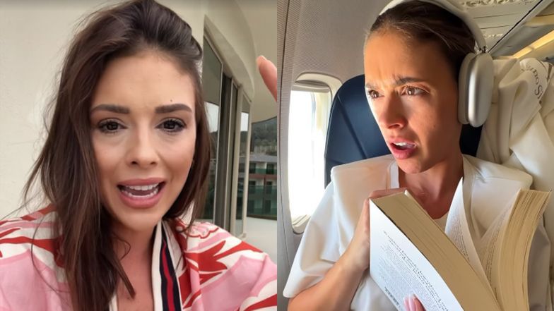 Lotniskowy "dramat" Klaudii Halejcio