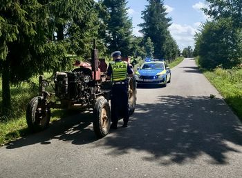 Pościg za traktorem. W alkomacie zabrakło skali