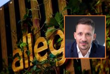 Automat Allegro i Adam Ciesielczyk (fot. Ł. Lipiński)