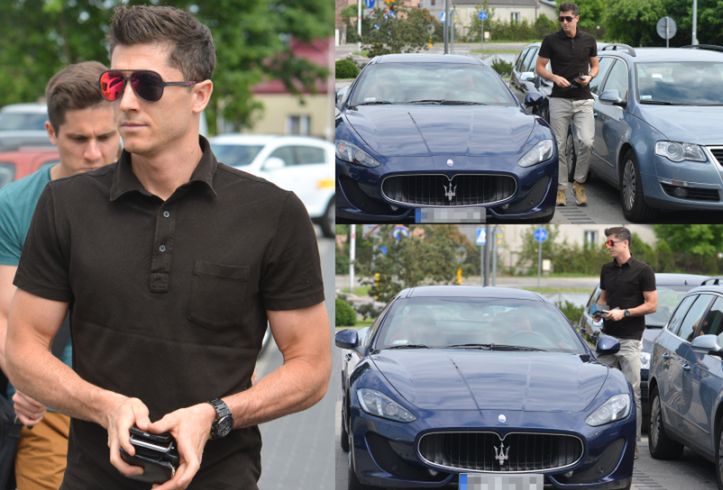 Lewandowski przyjechał na zgrupowanie kadry... nowym Maserati! (ZDJĘCIA)