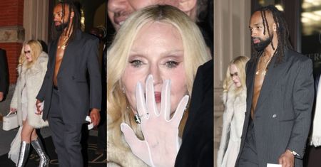 Madonna mknie na balet z WIETRZĄCYM KLATĘ lubym, młodszym od niej o 38 lat. Ma dobry gust do facetów? (ZDJĘCIA)