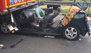 Wypadek na A2 pod Poznaniem. Zderzyły się 3 pojazdy