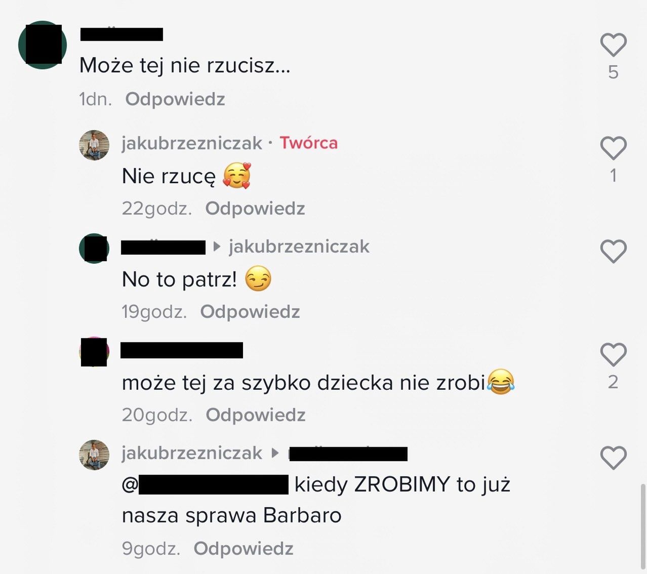 Casanova Kuba Rzeźniczak tłumaczy internautom, że jego najnowsza narzeczona to "ta jedna jedyna" i zapewnia: "NIE RZUCĘ"