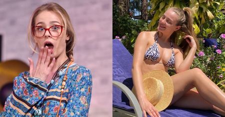 Wiktoria Gąsiewska pozuje na wakacjach w bikini, a internautka posądza ją o powiększenie piersi. Aktorka odpowiedziała (FOTO)