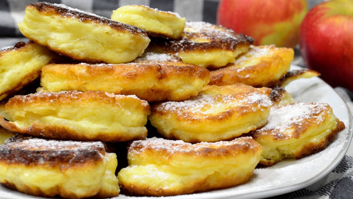 Racuchy z jabłkami - Pyszności