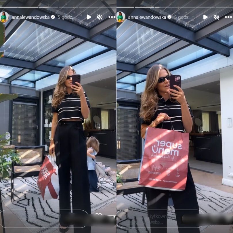 Anna Lewandowska pokazała twarz córki. Laura weszła mamie w kadr