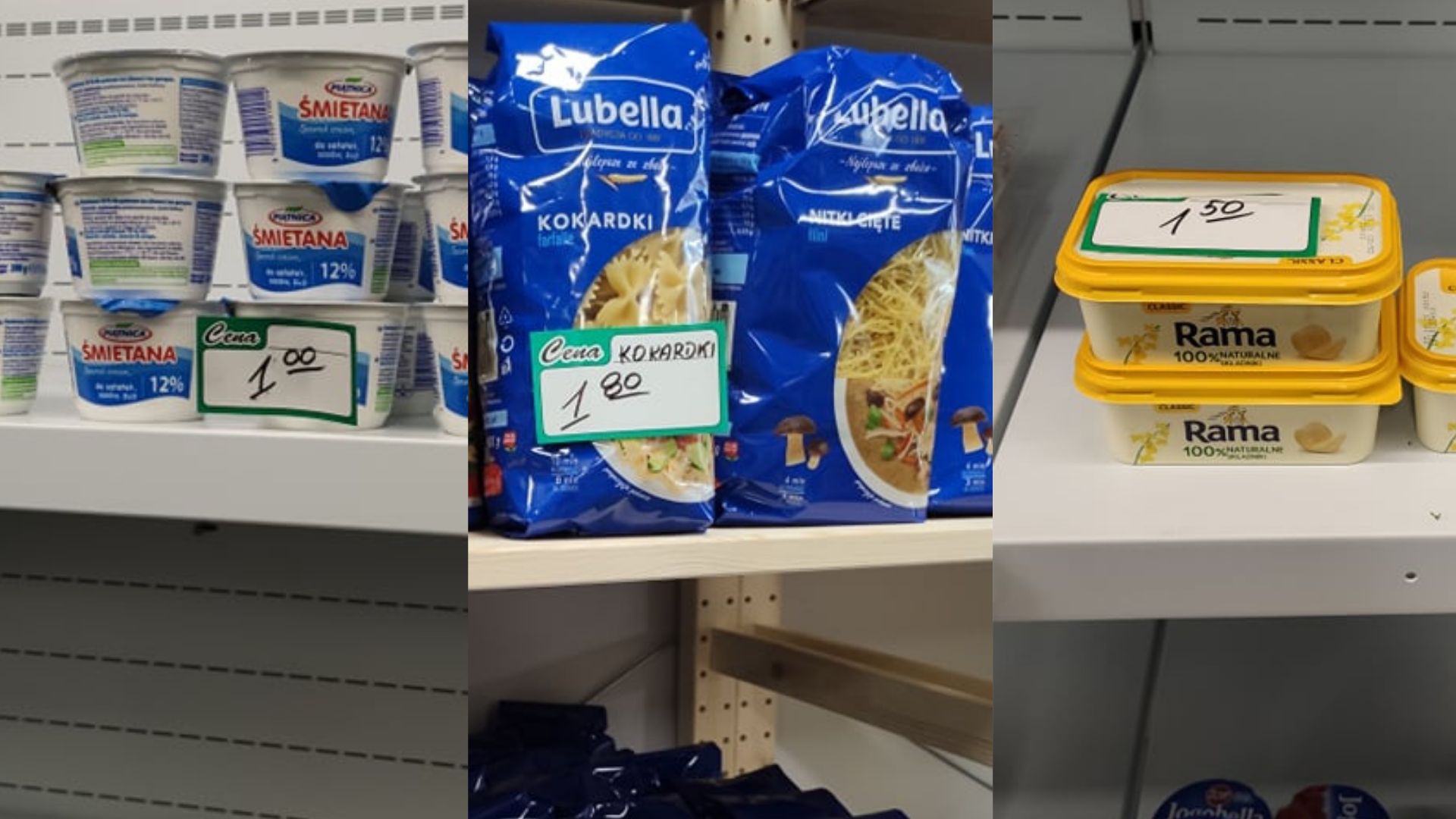 Najtańszy sklep w Warszawie. Ryż za 1,20 zł, mleko za 1,60 zł
