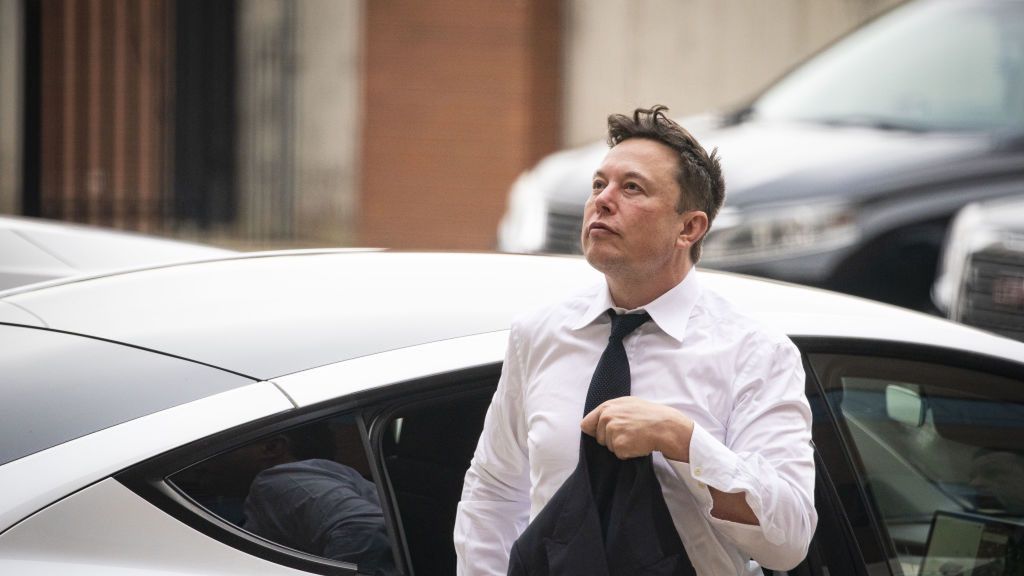 Na zdjęciu Elon Musk