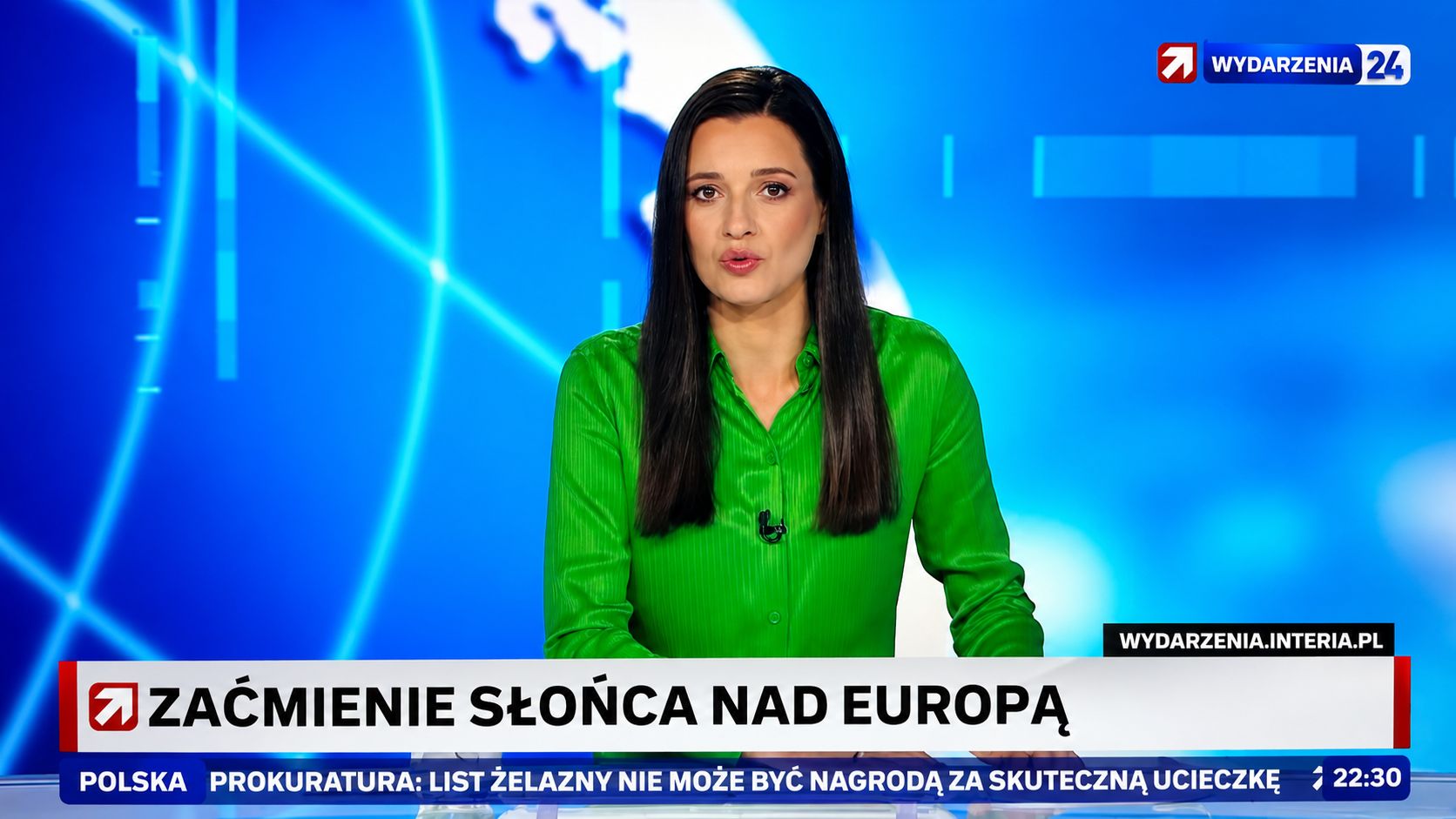 Katarzyna Niećko na antenie kanału Wydarzenia 24