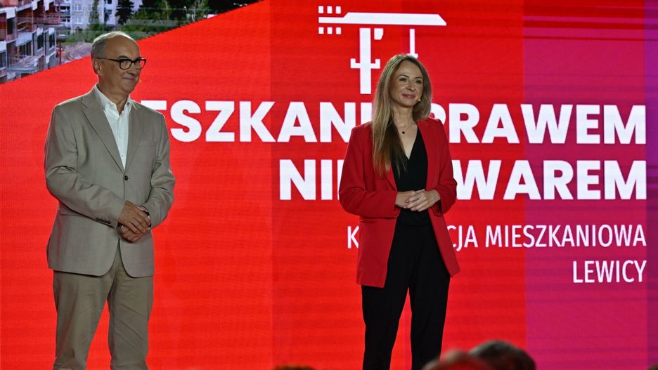 Włodzimierz Czarzasty i Agnieszka Dziemianowicz-Bąk