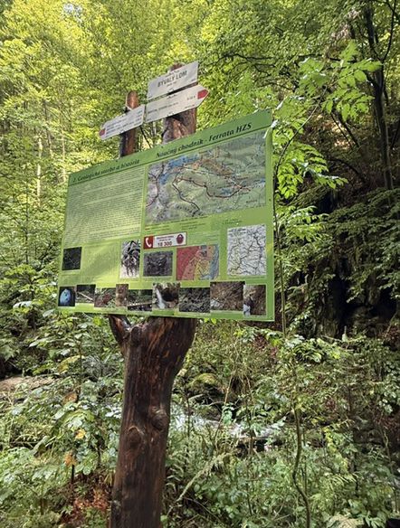 Via ferrata Martnskie hole - trasa bywa wymagająca