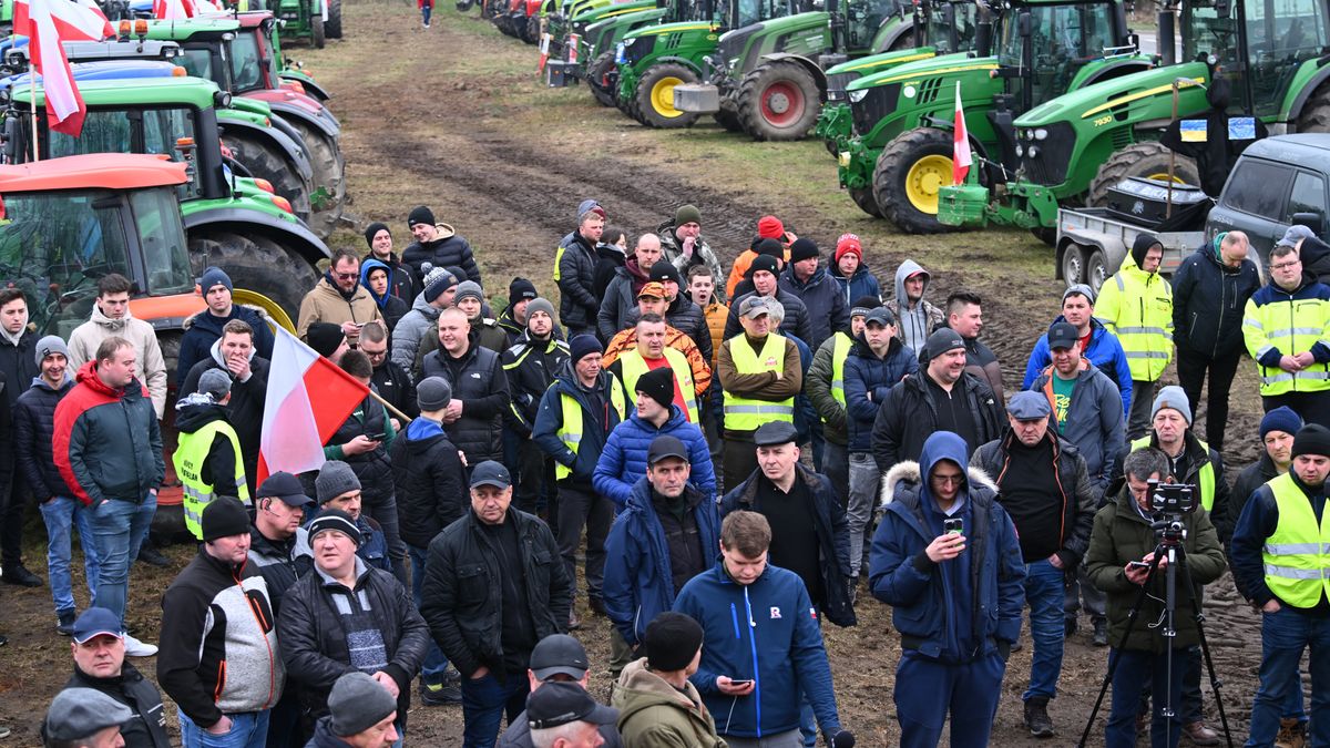 Rolnicy protestują przeciwko importowi zboża z Ukrainy