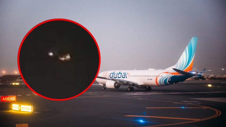 Silnik samolotu Flydubai zapalił się tuż po starcie
