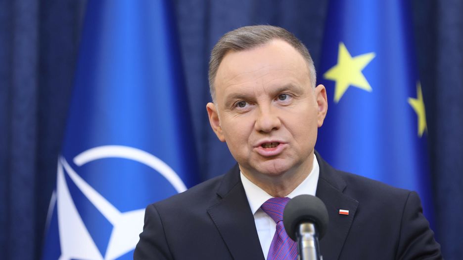 O?wiadczenie prezydenta Andrzeja Dudy
13.02.2023 Warszawa Oswiadczenie prezydenta Andrzeja Dudy
fot. Andrzej Iwanczuk/REPORTER
n/z: Andrzej Duda
Andrzej Iwanczuk/REPORTER