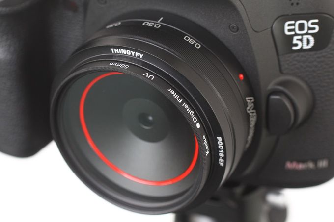 Pinhole Pro - obiektyw otworkowy ze zmienną średnicą otworka 1