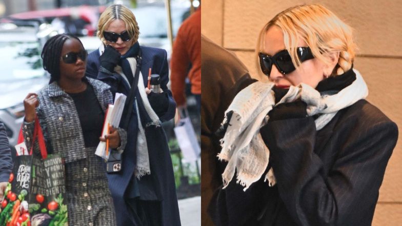 Madonna z córkami na ulicach Nowego Jorku