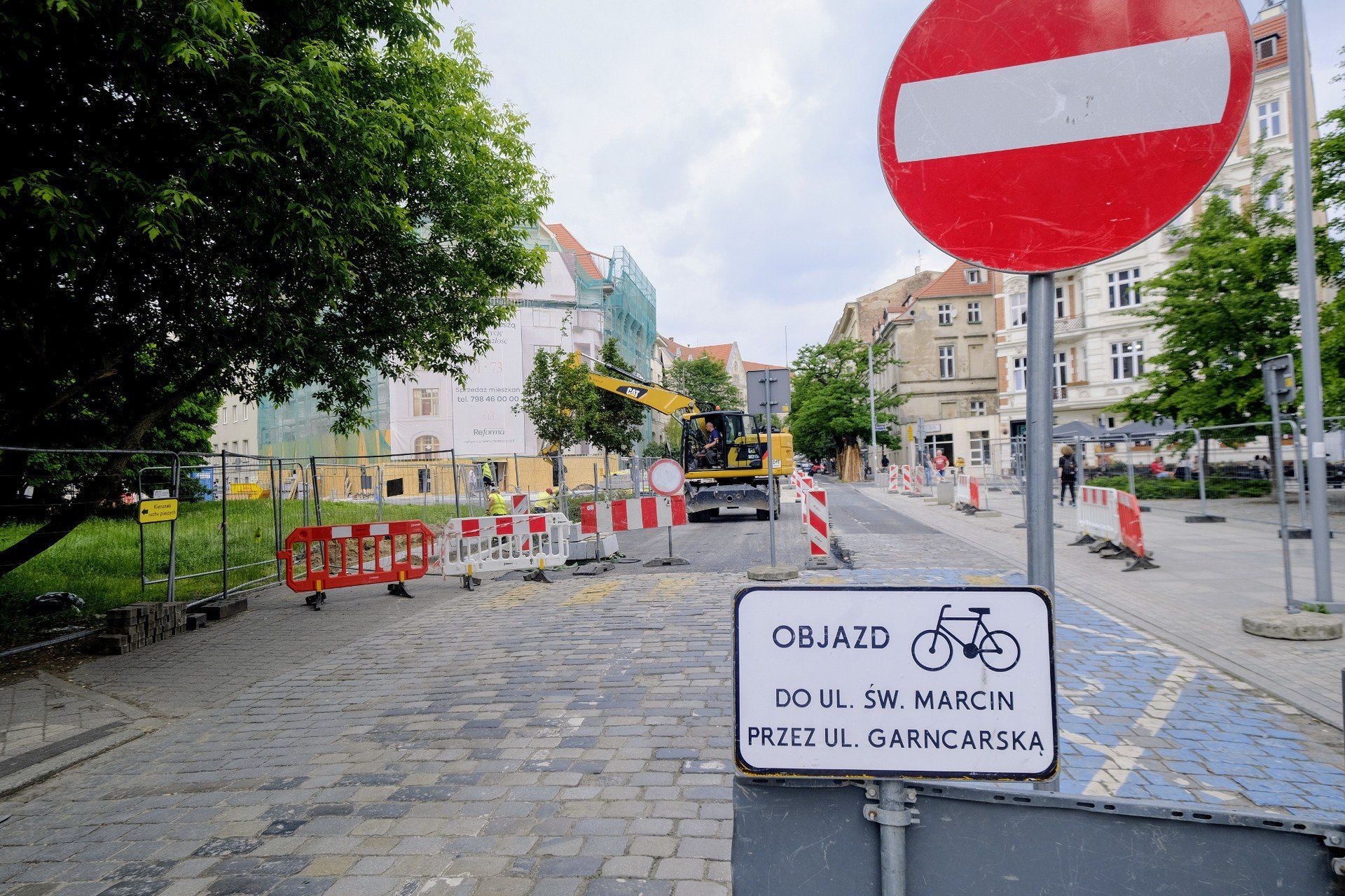 Przebudowa skrzyżowania w centrum Poznania