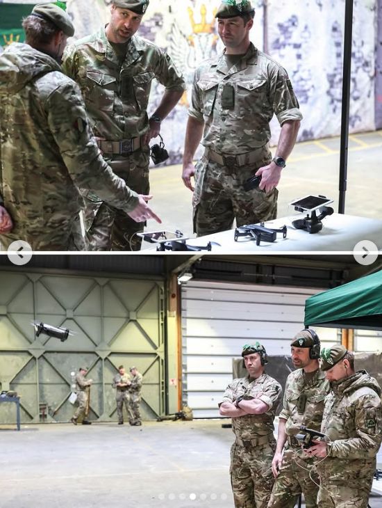 Książę William w mundurze