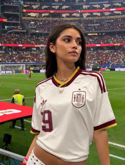 Ines Garcia na jednym z meczów Hiszpanii