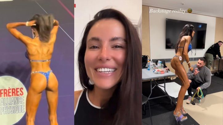 Celia Jaunat już po zawodach bikini fitness. Pokazała kulisy konkursu