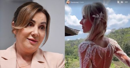 TYLKO NA PUDELKU: Danuta wiedziała o ślubie syna, bo towarzyszyła Faustynie na przymiarkach sukni ślubnej! MAMY ZDJĘCIE (FOTO)