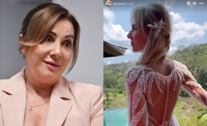 Danuta Martyniuk towarzyszyła Faustynie na przymiarkach sukni ślubnej