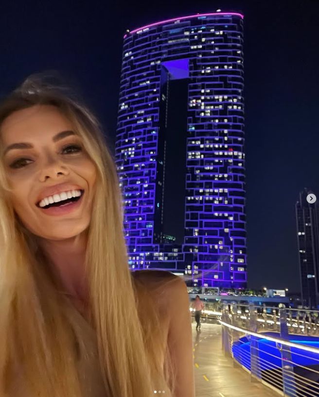 Izabela Janachowska w Dubaju