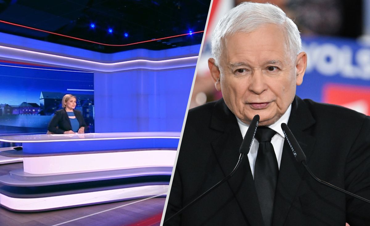 "Wiadomości" TVP i Jarosław Kaczyński