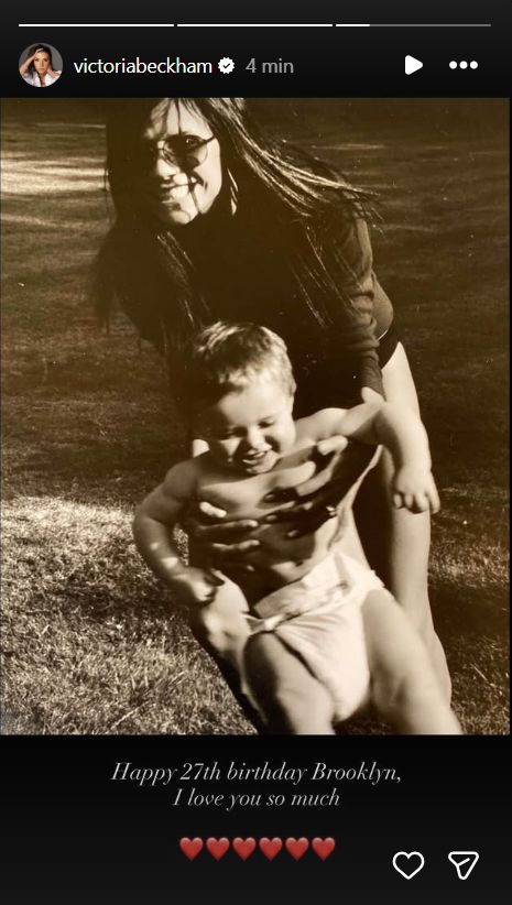 David i Victoria składają synowi życzenia urodzinowe