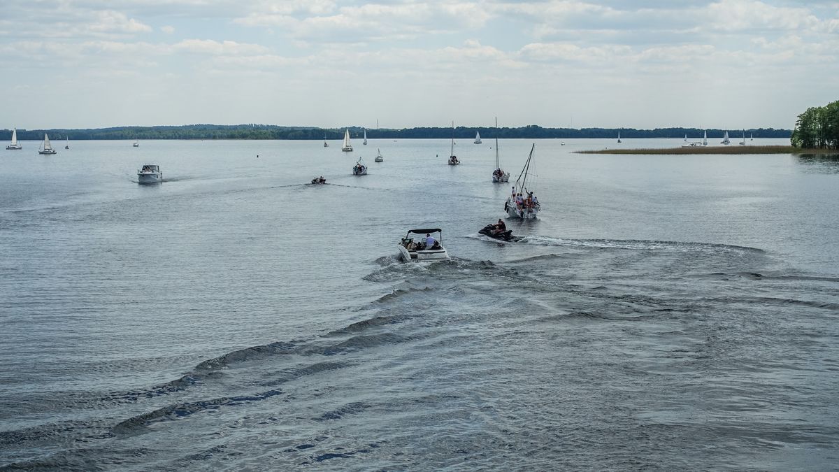 Problemy żeglarzy na mazurskich jeziorach