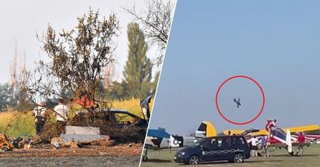 Koszmar na Węgrzech: Zginęli na oczach tysięcy widzów. Samolot nagle runął