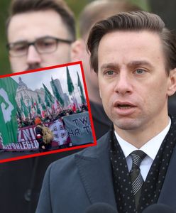 Krzyki na Marszu Niepodległości. Podczas przemówienia Bosaka