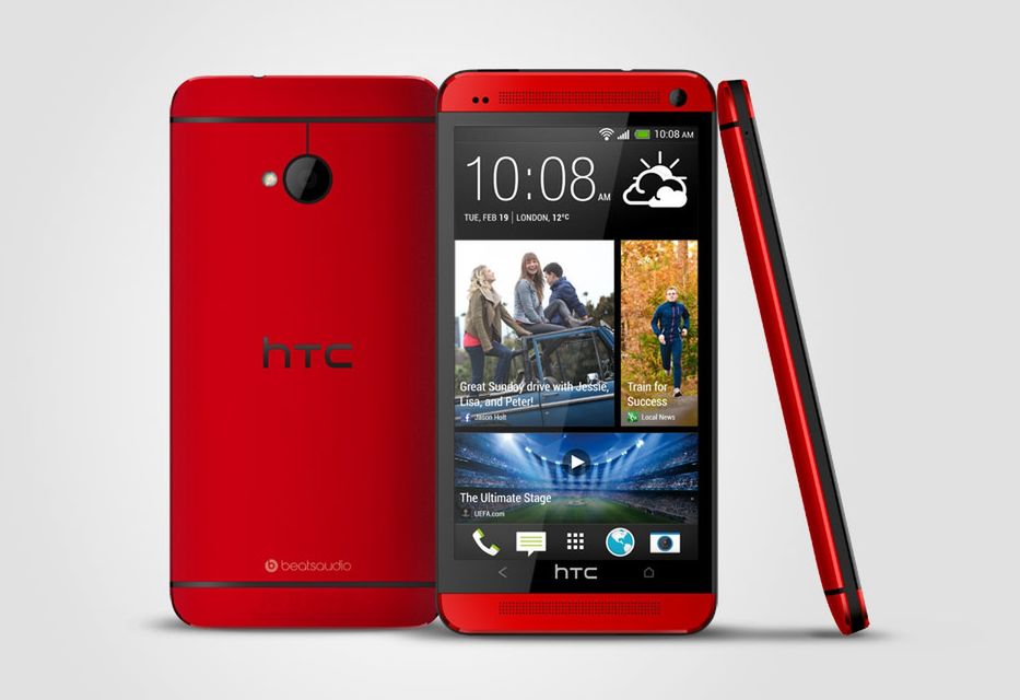 Czerwony HTC One