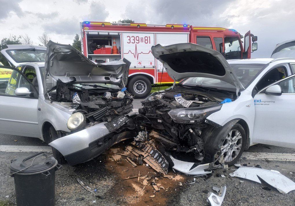 16.07.2025. Wypadek na DK8 w Wilczkowicach