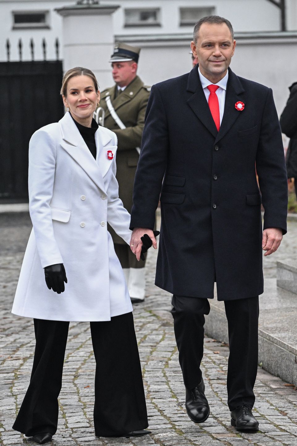 Tak Karol i Marta Nawroccy zaprezentowali się 11 listopada