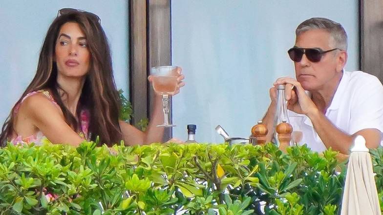 George and Amal Clooney's romantic St-Tropez getaway captured