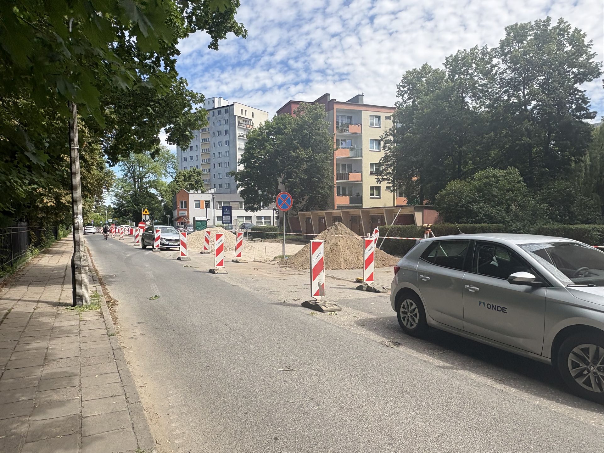 Trwa remont na ul. Gałczyńskiego. 