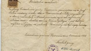 Tak wyglądało świadectwo moralności. Dokument ma niemal 100 lat